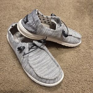 Hey Dude Gray Shoes, Womens 11